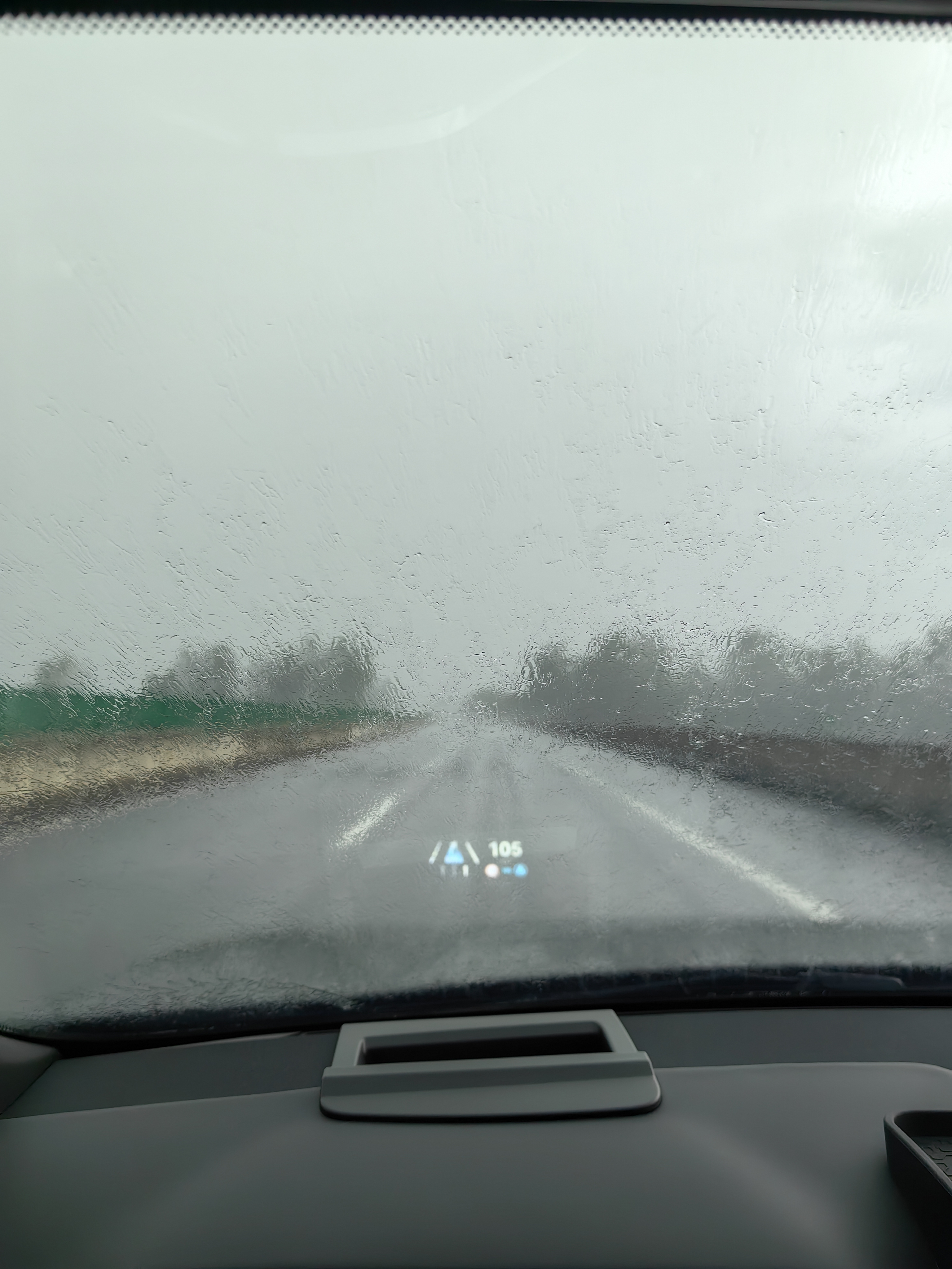 第一次经历高速大暴雨😅